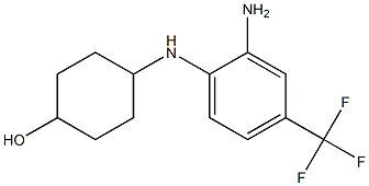  4-{[2-amino-4-(trifluoromethyl)phenyl]amino}cyclohexan-1-ol