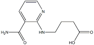 4-{[3-(aminocarbonyl)pyridin-2-yl]amino}butanoic acid Structure
