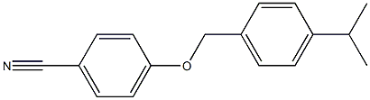 4-{[4-(propan-2-yl)phenyl]methoxy}benzonitrile|