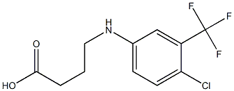 4-{[4-chloro-3-(trifluoromethyl)phenyl]amino}butanoic acid