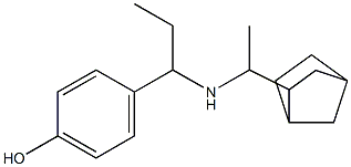 4-{1-[(1-{bicyclo[2.2.1]heptan-2-yl}ethyl)amino]propyl}phenol