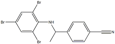 4-{1-[(2,4,6-tribromophenyl)amino]ethyl}benzonitrile