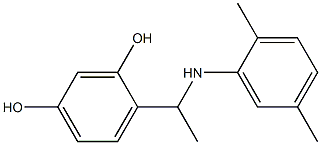 4-{1-[(2,5-dimethylphenyl)amino]ethyl}benzene-1,3-diol