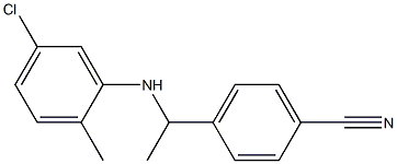 4-{1-[(5-chloro-2-methylphenyl)amino]ethyl}benzonitrile