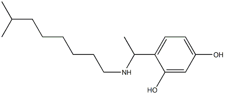 4-{1-[(7-methyloctyl)amino]ethyl}benzene-1,3-diol