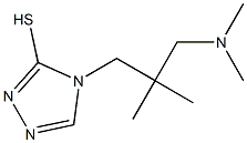 4-{2-[(dimethylamino)methyl]-2-methylpropyl}-4H-1,2,4-triazole-3-thiol 结构式