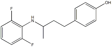  4-{3-[(2,6-difluorophenyl)amino]butyl}phenol