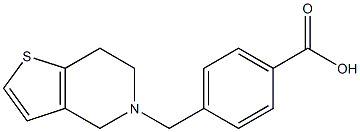 4-{4H,5H,6H,7H-thieno[3,2-c]pyridin-5-ylmethyl}benzoic acid Structure