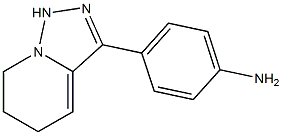 4-{5H,6H,7H,8H-[1,2,4]triazolo[3,4-a]pyridin-3-yl}aniline 结构式