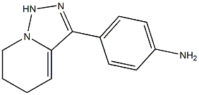 4-{5H,6H,7H,8H-[1,2,4]triazolo[3,4-a]pyridin-3-yl}aniline Struktur