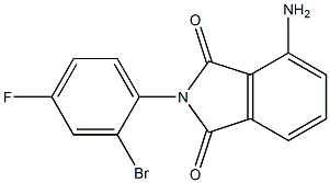 4-amino-2-(2-bromo-4-fluorophenyl)-2,3-dihydro-1H-isoindole-1,3-dione