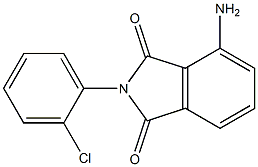 4-amino-2-(2-chlorophenyl)-2,3-dihydro-1H-isoindole-1,3-dione Struktur