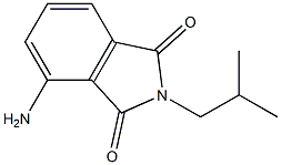 4-amino-2-(2-methylpropyl)-2,3-dihydro-1H-isoindole-1,3-dione 结构式