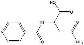 4-amino-2-(isonicotinoylamino)-4-oxobutanoic acid