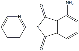 4-amino-2-(pyridin-2-yl)-2,3-dihydro-1H-isoindole-1,3-dione Struktur