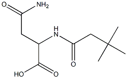 4-amino-2-[(3,3-dimethylbutanoyl)amino]-4-oxobutanoic acid