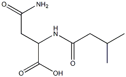 4-amino-2-[(3-methylbutanoyl)amino]-4-oxobutanoic acid