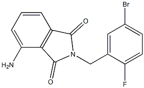 4-amino-2-[(5-bromo-2-fluorophenyl)methyl]-2,3-dihydro-1H-isoindole-1,3-dione