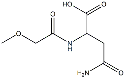 4-amino-2-[(methoxyacetyl)amino]-4-oxobutanoic acid