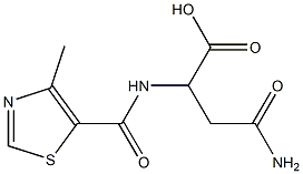 4-amino-2-{[(4-methyl-1,3-thiazol-5-yl)carbonyl]amino}-4-oxobutanoic acid