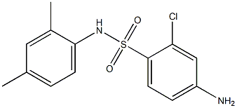 4-amino-2-chloro-N-(2,4-dimethylphenyl)benzene-1-sulfonamide Structure
