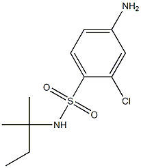 4-amino-2-chloro-N-(2-methylbutan-2-yl)benzene-1-sulfonamide|