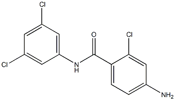 4-amino-2-chloro-N-(3,5-dichlorophenyl)benzamide Structure