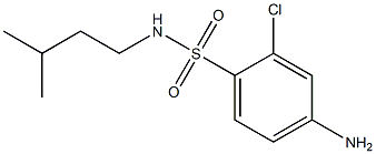 4-amino-2-chloro-N-(3-methylbutyl)benzene-1-sulfonamide