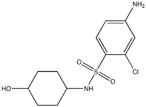 4-amino-2-chloro-N-(4-hydroxycyclohexyl)benzene-1-sulfonamide