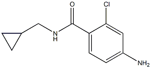 4-amino-2-chloro-N-(cyclopropylmethyl)benzamide Structure