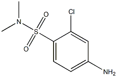 4-amino-2-chloro-N,N-dimethylbenzene-1-sulfonamide Structure