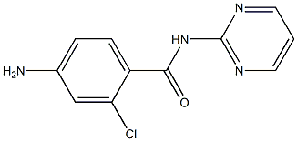 4-amino-2-chloro-N-pyrimidin-2-ylbenzamide,,结构式