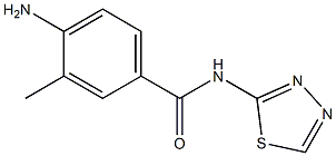  4-amino-3-methyl-N-(1,3,4-thiadiazol-2-yl)benzamide