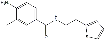 4-amino-3-methyl-N-(2-thien-2-ylethyl)benzamide Structure