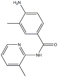 4-amino-3-methyl-N-(3-methylpyridin-2-yl)benzamide Struktur