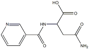 4-amino-4-oxo-2-[(pyridin-3-ylcarbonyl)amino]butanoic acid