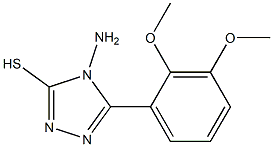 4-amino-5-(2,3-dimethoxyphenyl)-4H-1,2,4-triazole-3-thiol