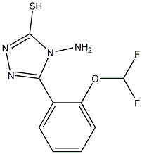 4-amino-5-[2-(difluoromethoxy)phenyl]-4H-1,2,4-triazole-3-thiol