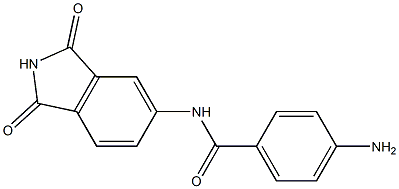  4-amino-N-(1,3-dioxo-2,3-dihydro-1H-isoindol-5-yl)benzamide