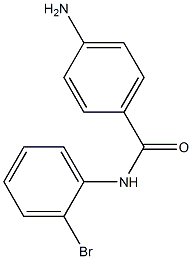 4-amino-N-(2-bromophenyl)benzamide Struktur