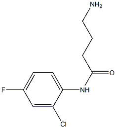 4-amino-N-(2-chloro-4-fluorophenyl)butanamide