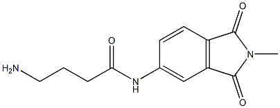  4-amino-N-(2-methyl-1,3-dioxo-2,3-dihydro-1H-isoindol-5-yl)butanamide