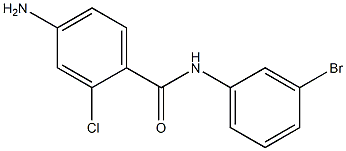 4-amino-N-(3-bromophenyl)-2-chlorobenzamide Structure