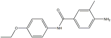 4-amino-N-(4-ethoxyphenyl)-3-methylbenzamide Struktur