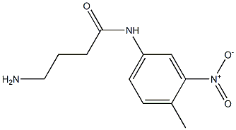 4-amino-N-(4-methyl-3-nitrophenyl)butanamide,,结构式