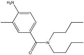 4-amino-N,N-dibutyl-3-methylbenzamide,,结构式