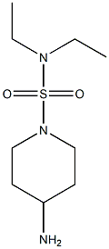 4-amino-N,N-diethylpiperidine-1-sulfonamide Structure