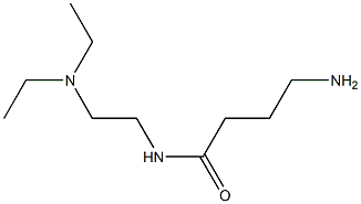 4-amino-N-[2-(diethylamino)ethyl]butanamide Structure