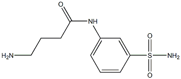 4-amino-N-[3-(aminosulfonyl)phenyl]butanamide