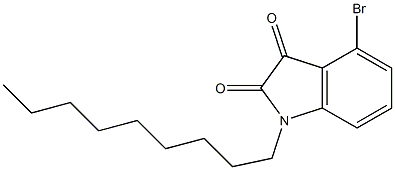 4-bromo-1-nonyl-2,3-dihydro-1H-indole-2,3-dione|